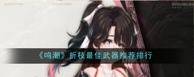 《鸣潮》折枝武器最佳推荐排名