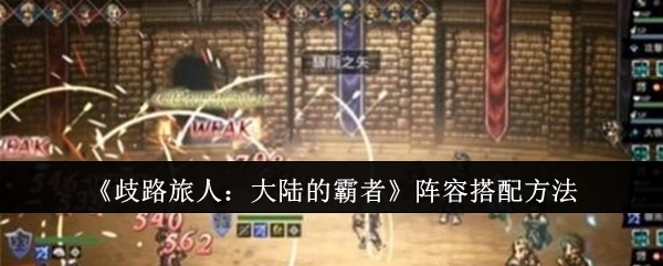 《歧路旅人：大陆的霸者》的阵容搭配方式