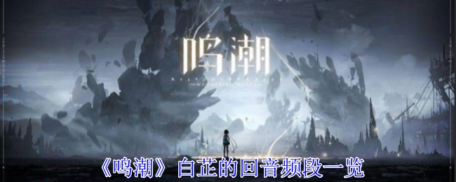 《鸣潮》中白芷回音频段的详细展示