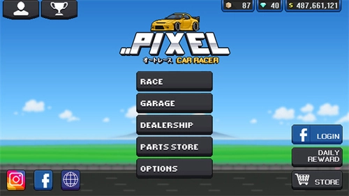 像素赛车手中文版图1