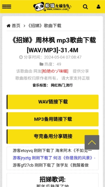 熊猫无损音乐(5)