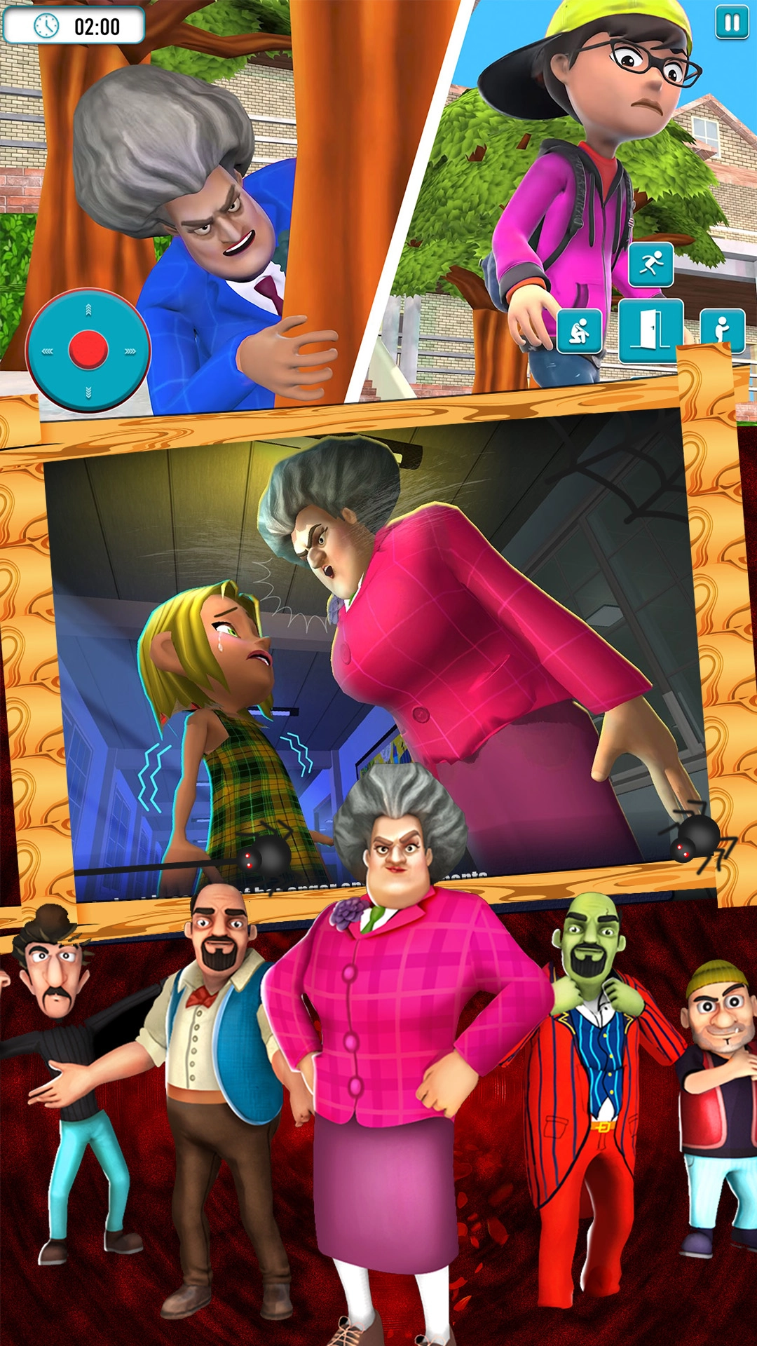 恐怖怪老師3D截圖0