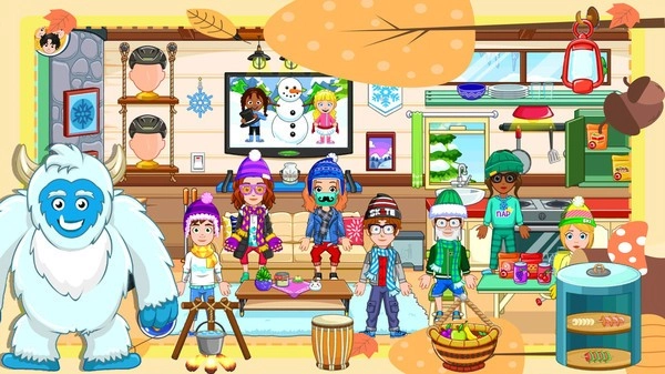 托卡迷你城市滑雪人图1