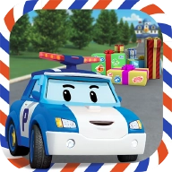 卡通快递机器人 