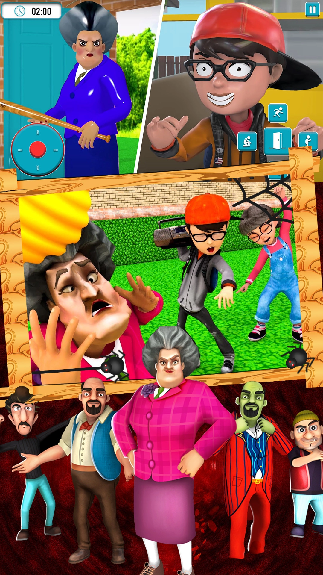 恐怖怪老師3D截圖3