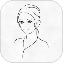 素描相机铅笔画