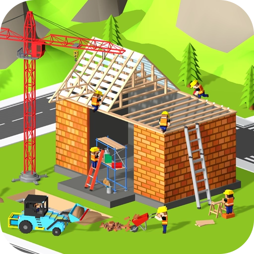 模拟挖掘机建房子