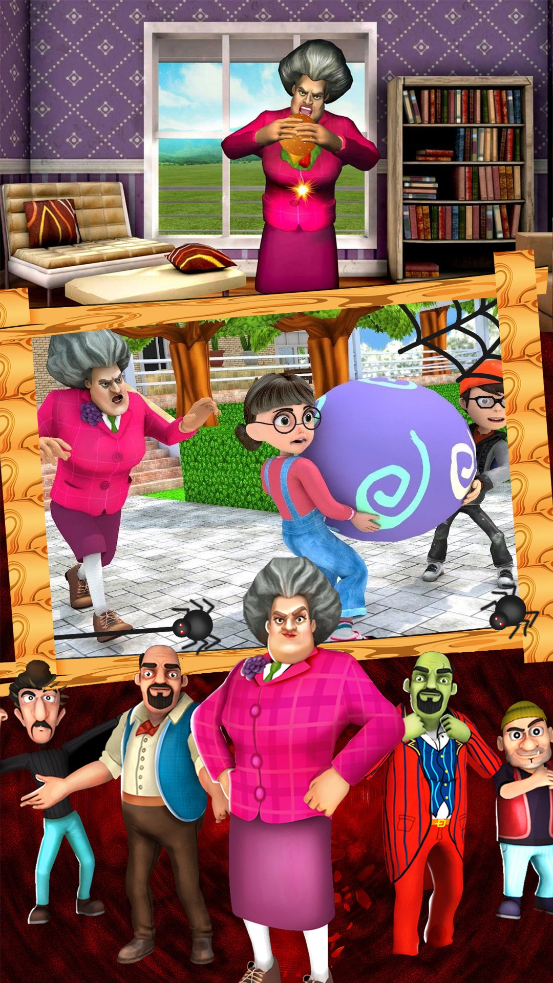 恐怖怪老師3D截圖1