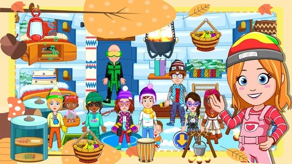 托卡迷你城市滑雪人图2