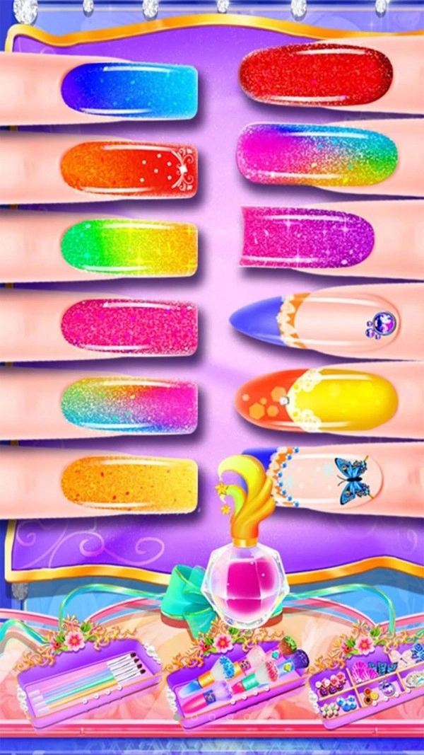 芭比小公主美甲沙龙游戏