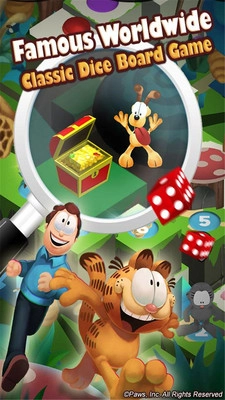 加菲猫骰子冲刺游戏