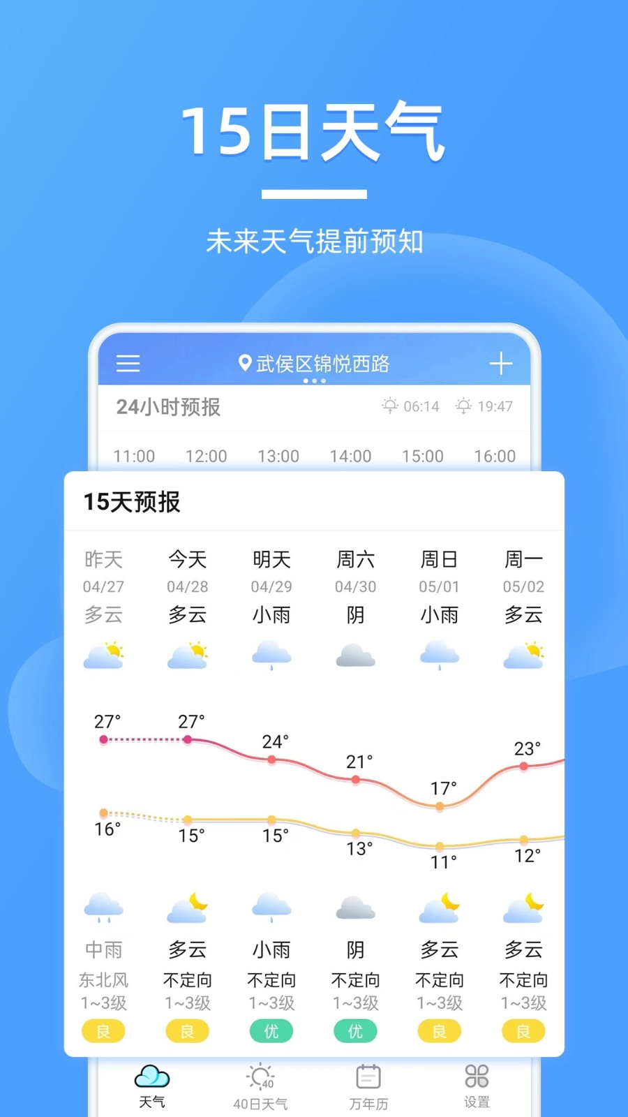 全能天气预报截图1