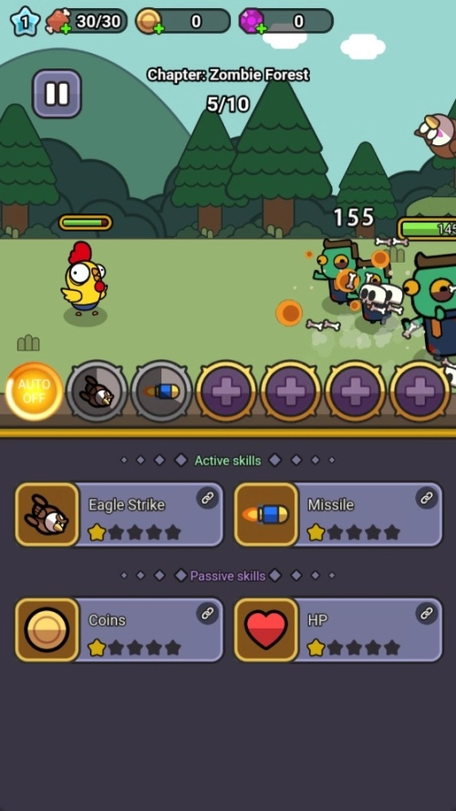 小鸡卫士大战僵尸图1