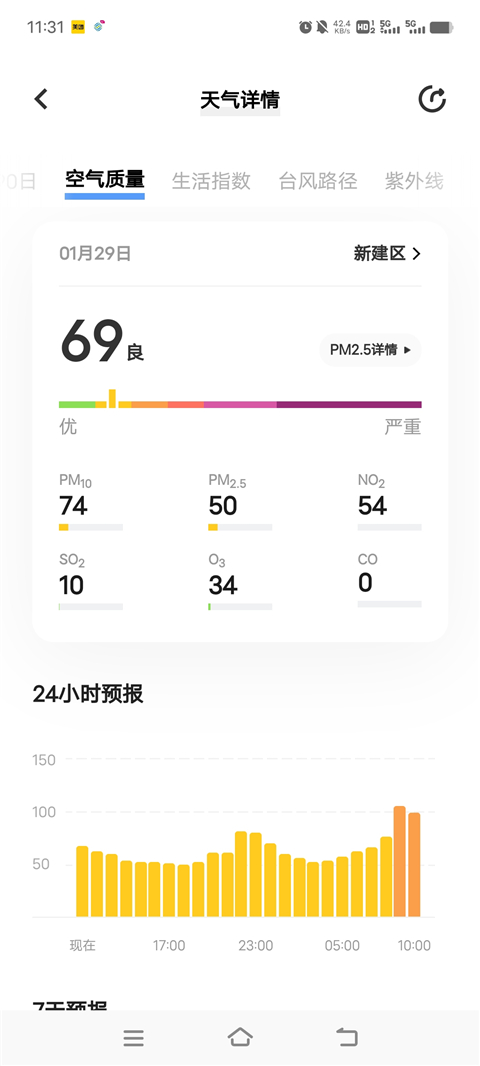 vivo原装天气最新版截图1