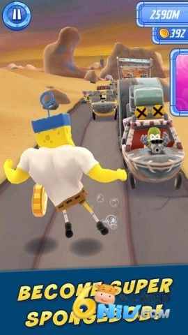 海绵宝宝跑跑海绵图2