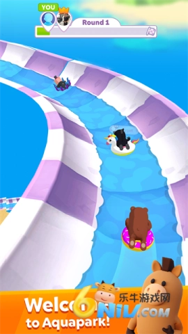 水上乐园滑梯竞速(1)