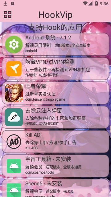 HookVip模块图1