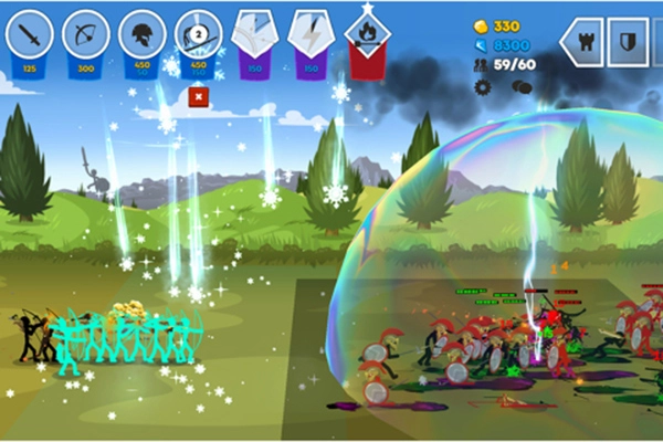 火柴人大战3老版图4