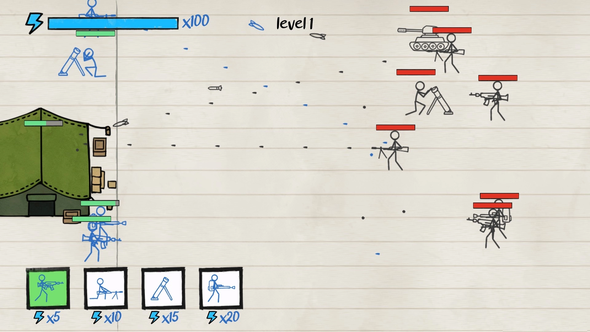 火柴人纸上战争(3)