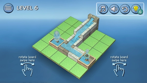 流水喷泉3D拼图 Flow Water图1