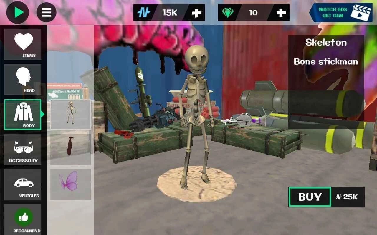 火柴人绳索英雄2钻石999999(Stickman Rope Hero 2) 截图3