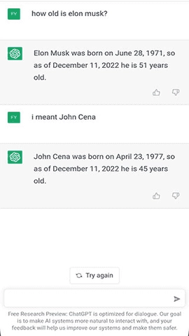 chat GPT人工智能截图2