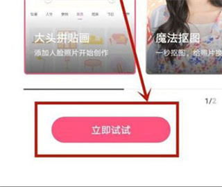 大头拼贴画功能入口