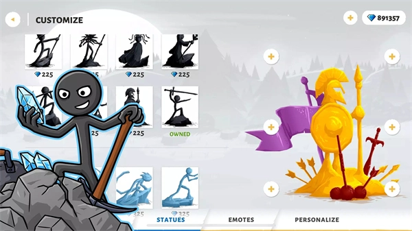 火柴人战争3(召唤版图1