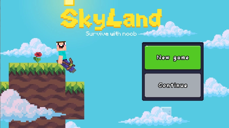 我的世界2d天空之岛中文版图1