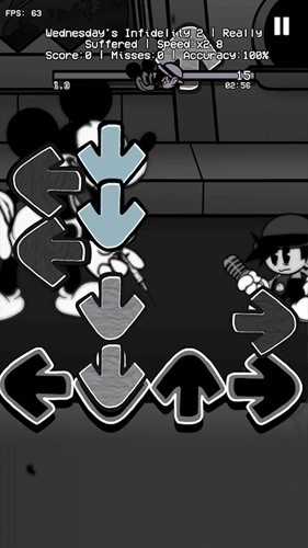 周五夜放克米老鼠黑白色模组图2