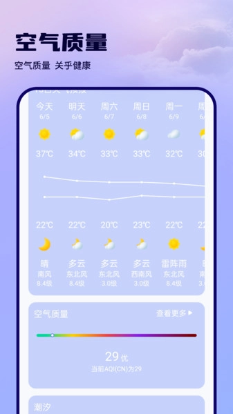 空气质量指数天气图3