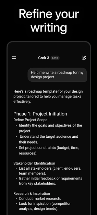 Grok3无限制解锁版截图0