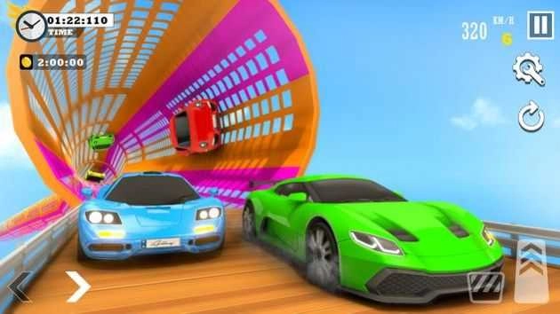 危险天空超跑特技（Stock Car Stunt Car Games）图2