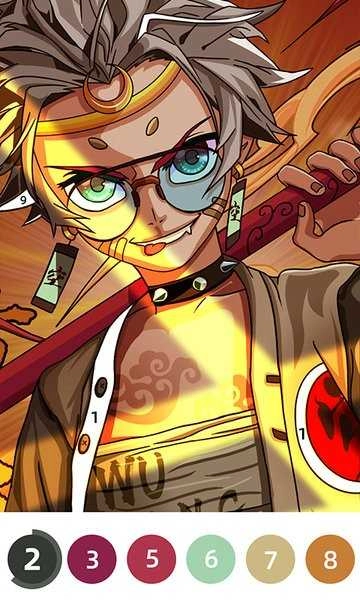 秘密花园数字填色截图2