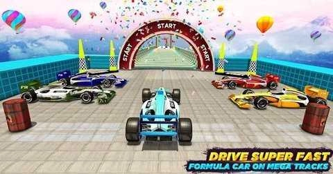 特技表演3d赛车竞速（Formula 1 Car Stunt）图3
