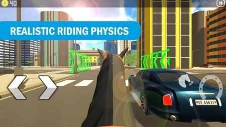 在交通中骑马(Horse Riding in Traffic)图1