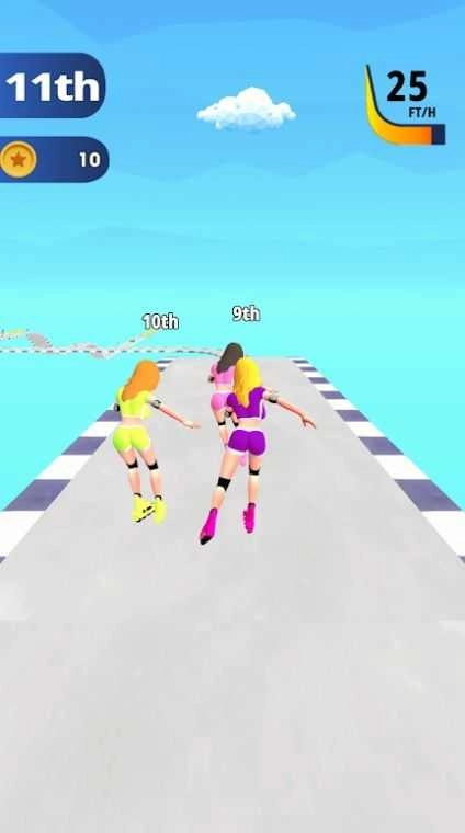 轮滑比赛（Roller Skate Race）图3