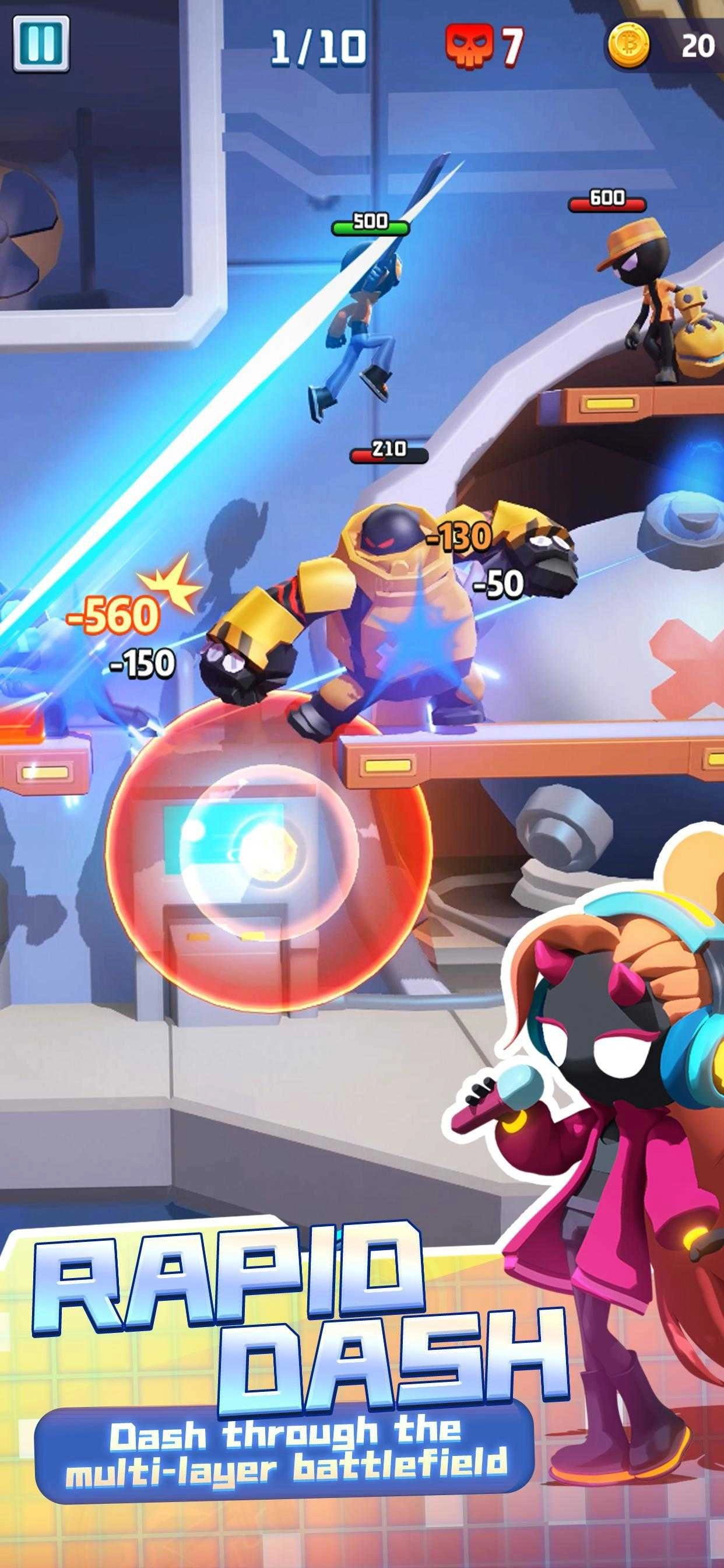 火柴人冲刺战斗（Hacker Sprint）图1