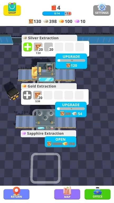 挖掘冒险放置矿工图1