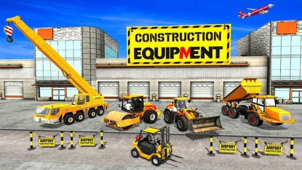 机场施工挖掘机(3)