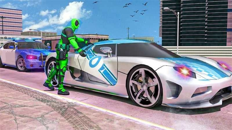 蜘蛛绳英雄罪恶小镇(Vice Town: Spider Rope Hero 3D)图3