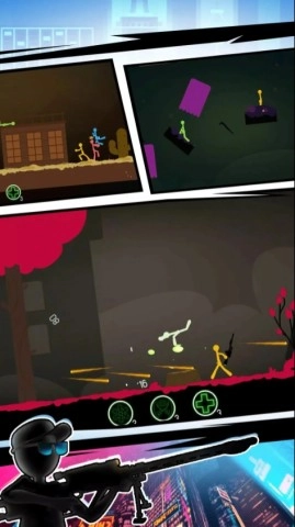 火柴人射击乱斗(3)