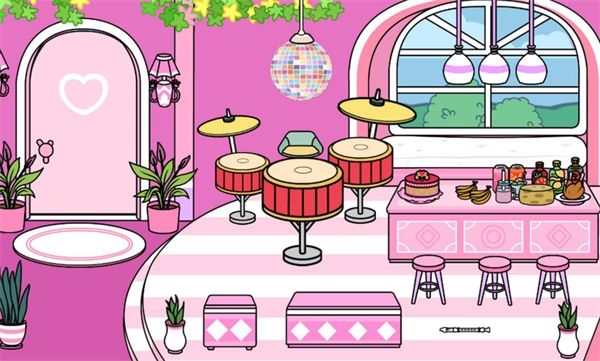 蒂奇镇粉色家居装饰图3