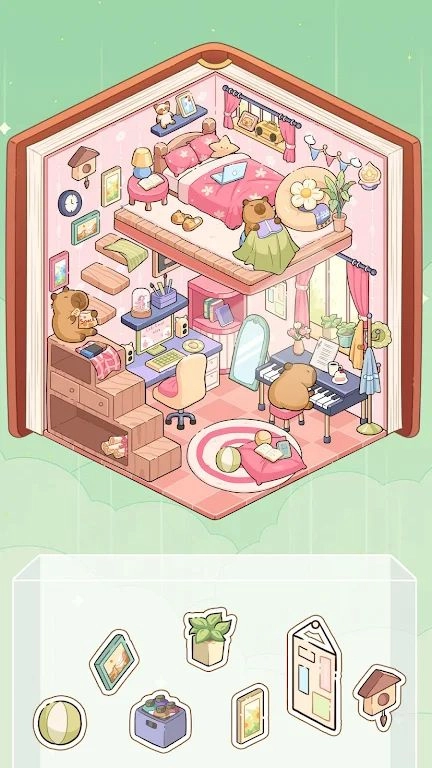 DIY贴纸温馨小屋图5