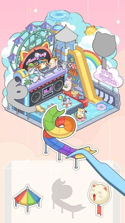 DIY贴纸温馨小屋图2