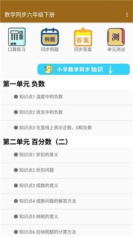 六年级数学下册人教版