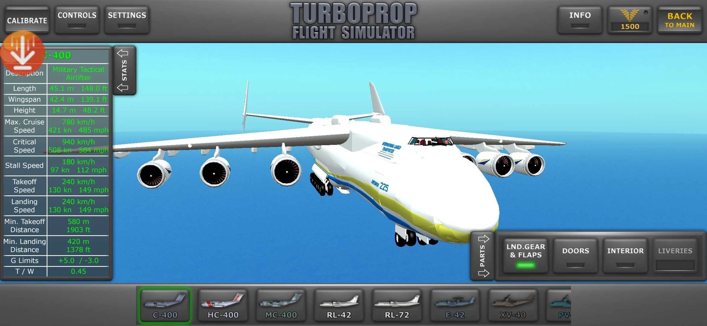 涡轮螺旋桨飞行模拟器喷气客机最新版2