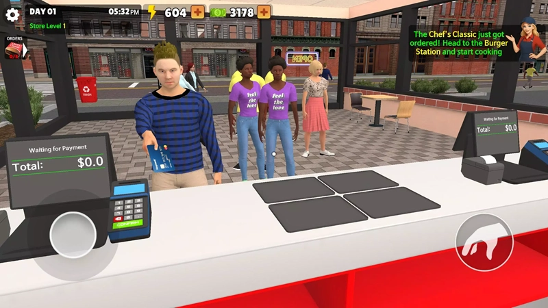 我的汉堡屋模拟器汉化版图1