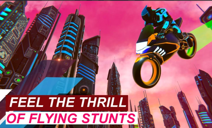 轻型自行车飞行特技4