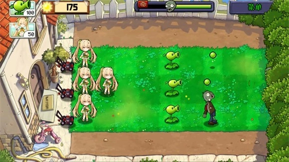 植物娘大战僵尸图3